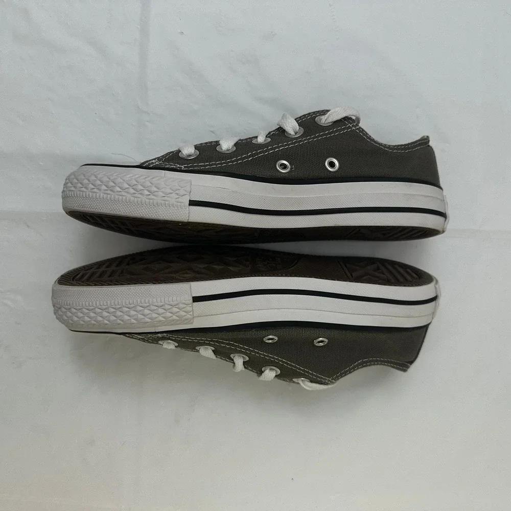 Converse Chuck Taylor All Star Low Top Charcoal Grey Canvas‎ Sneakers Womens 5 - Picture 9 of 11